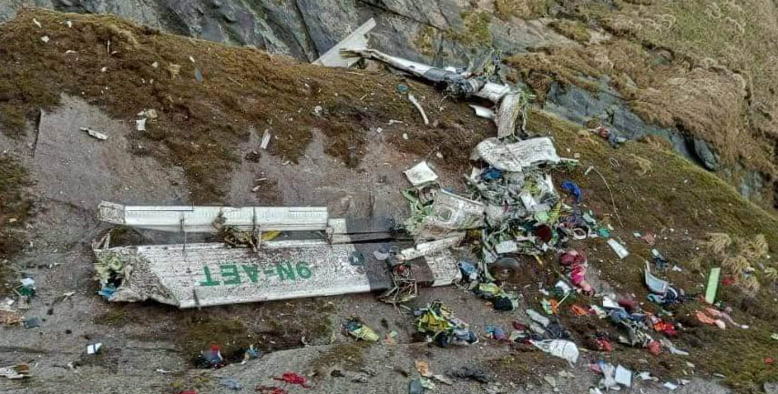 आयोगले औंल्यायो जोमसोम जहाज दुर्घटनाको कारण