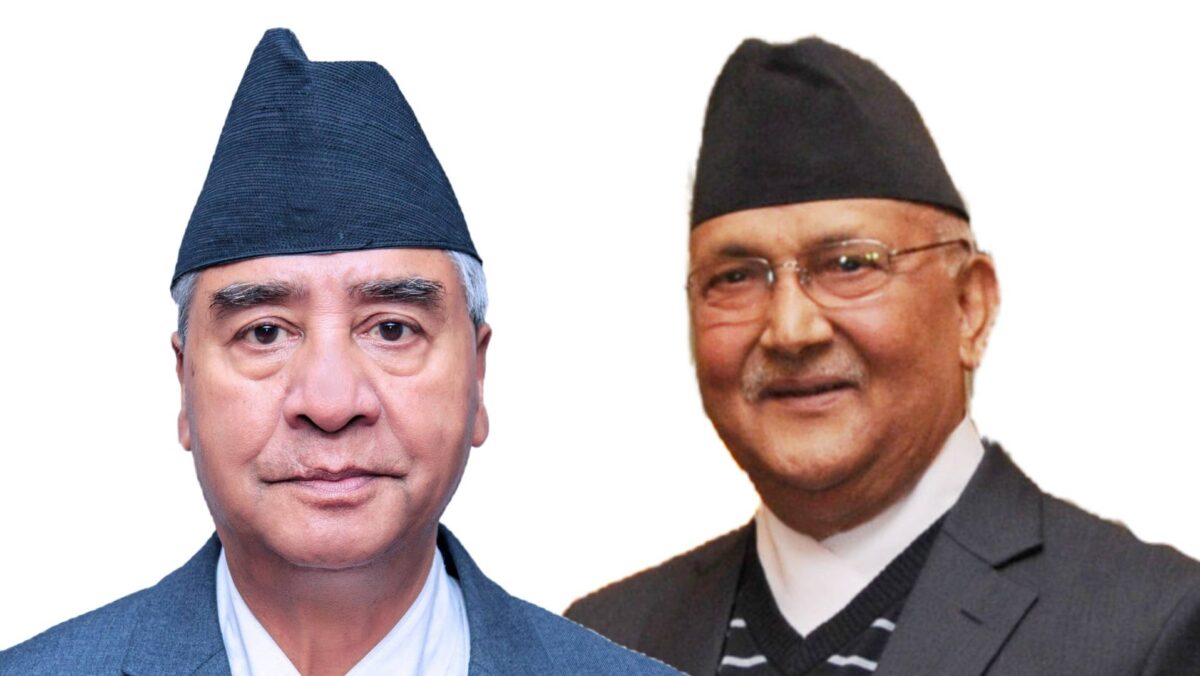 देउवाले पठाए ओलीलाई पत्र