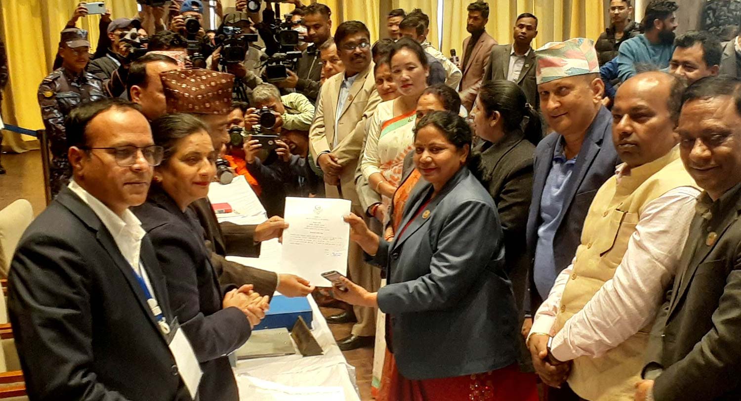 जसपाकी प्रमिला कुमारीले लिइन् उपराष्ट्रपतिको उम्मेदवारी फिर्ता