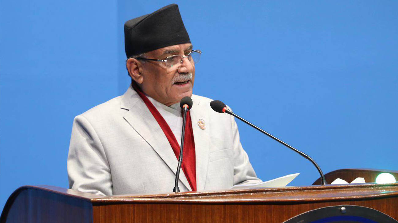 बाध्यताले देश छोड्नुपर्ने अवस्था परिवर्तन गर्छु : प्रधानमन्त्री प्रचण्ड