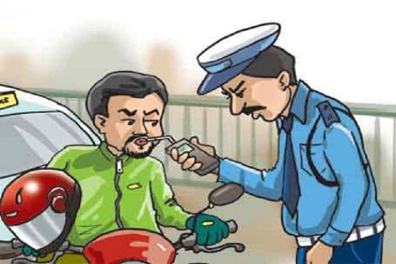 मापसे गर्ने १८४ जना सवारी चालकलाई कारबाही