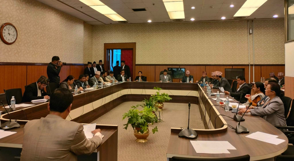 कार्यव्यवस्था परामर्श समितिको बैठक सुरु