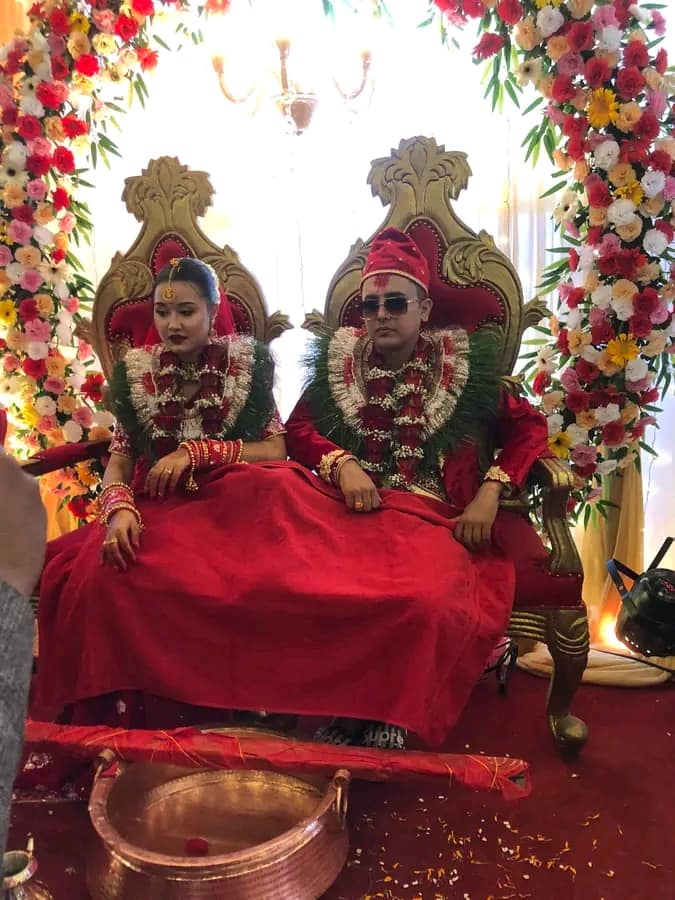 रियाशा र भिक्टर विवाह बन्धनमा बाँधिए