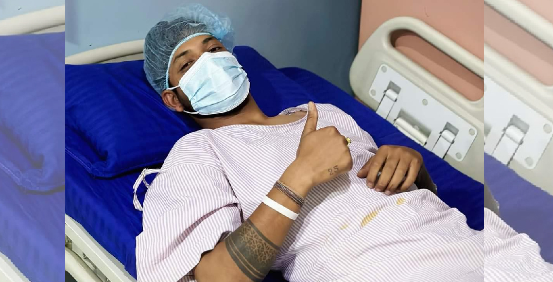 सन्दीप लामिछानेको शरिरमा रहेका ६ वटा लाइपोमाको सर्जरी