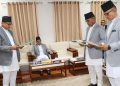 नवनियुक्त प्रमुख निर्वाचन आयुक्त र सदस्यहरूले लिए शपथ