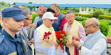 एमाले अध्यक्ष अध्यक्ष ओली चुनावपछि पहिलो पटक पुगे झापा