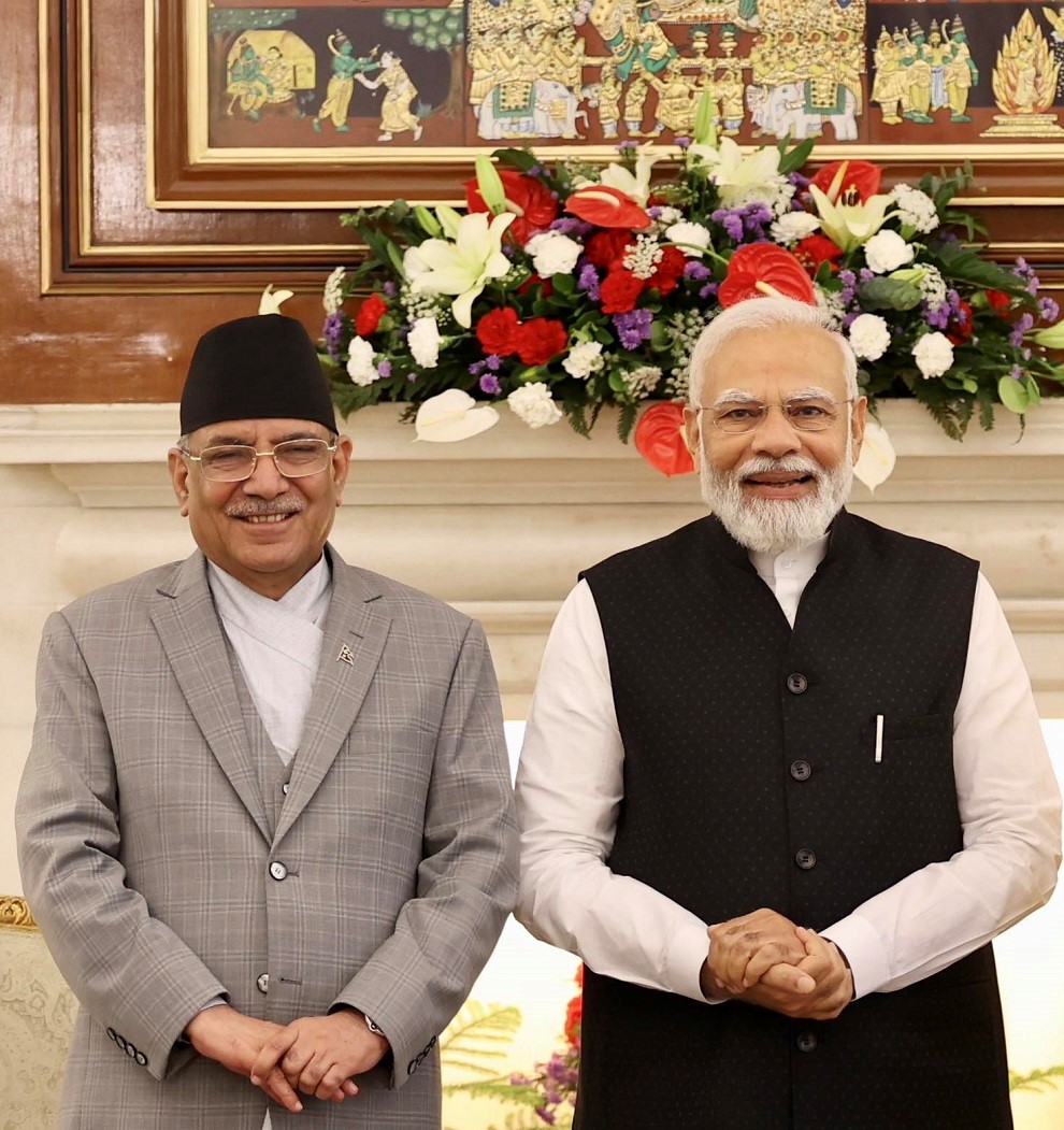 प्रधानमन्त्री ‘प्रचण्ड’को सम्मानमा मोदीले दिए दिवाभोज