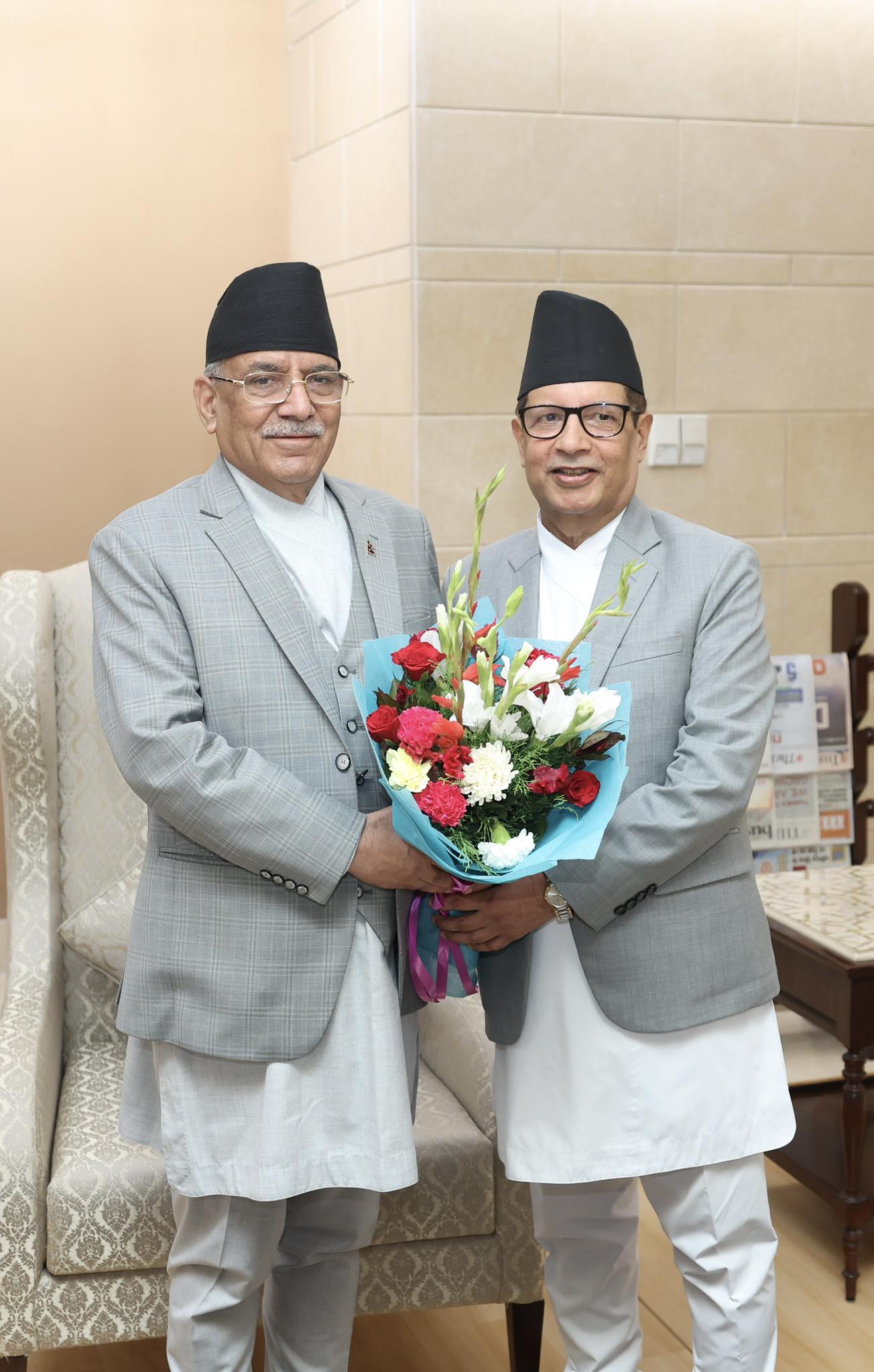 स्वदेश फर्कँदै प्रधानमन्त्री, ६ बजे विमानस्थलमा पत्रकार सम्मेलन