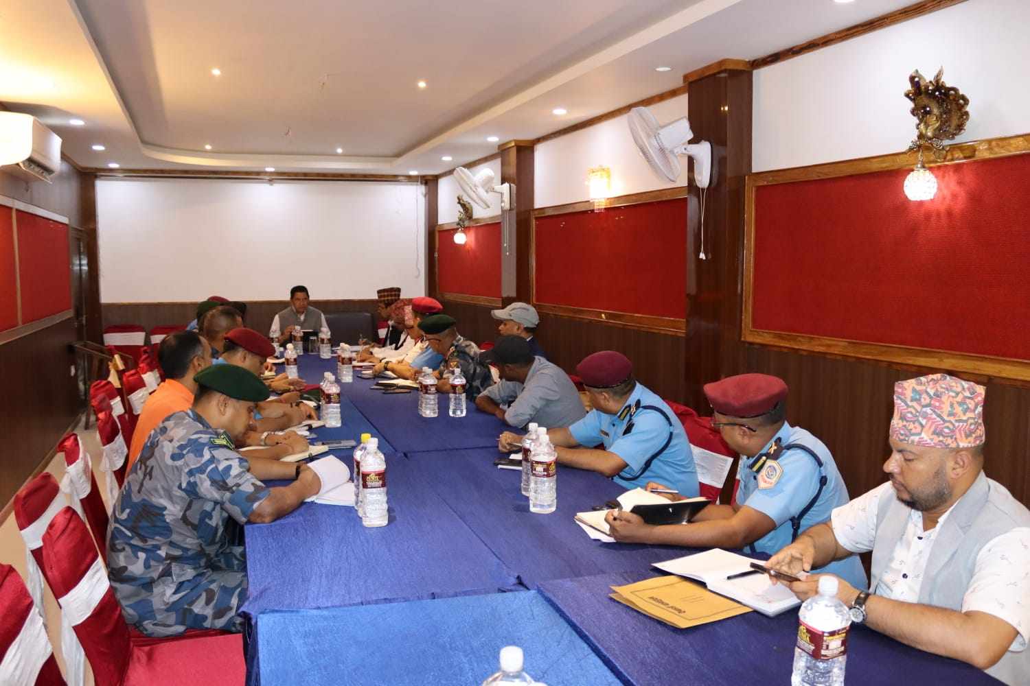 उपप्रधानमन्त्री एवम् गृहमन्त्री श्रेष्ठ महोत्तरीमा