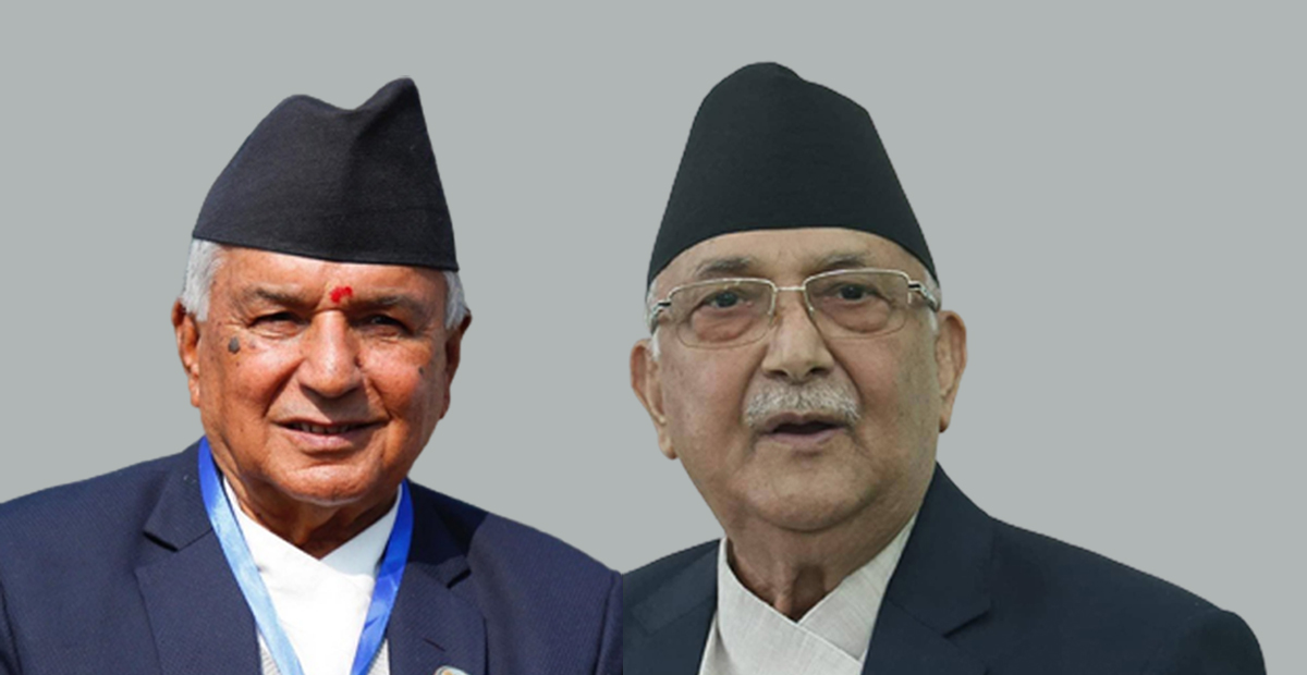 राष्ट्रपति पौडेल र केपी ओलीबीच भेटवार्ता,के भयो कुराकानी ?