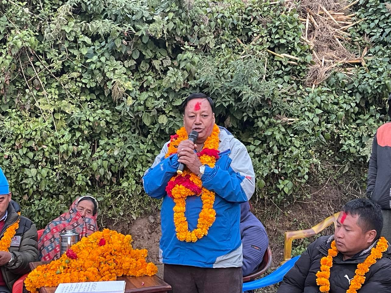 मन्त्री पौडेलको आक्रोश : झापाका ओलीले बागलुङ आएर मलाई पाहुना भन्न मिल्छ ?