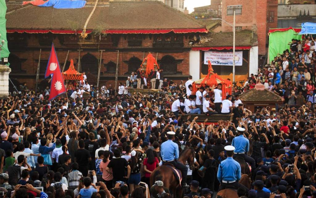 आज इन्द्रजात्रा पर्व मनाइँदै