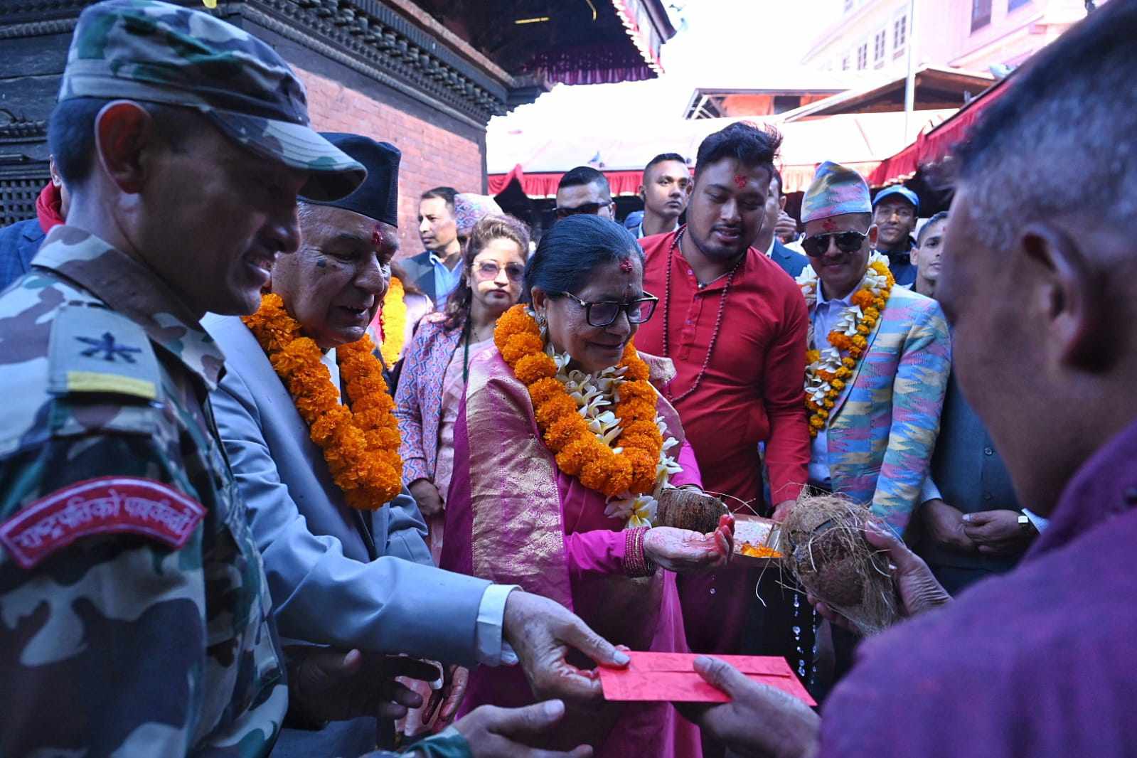 राष्ट्रपति पौडेलले गरे पलान्चोक भगवतीको दर्शन