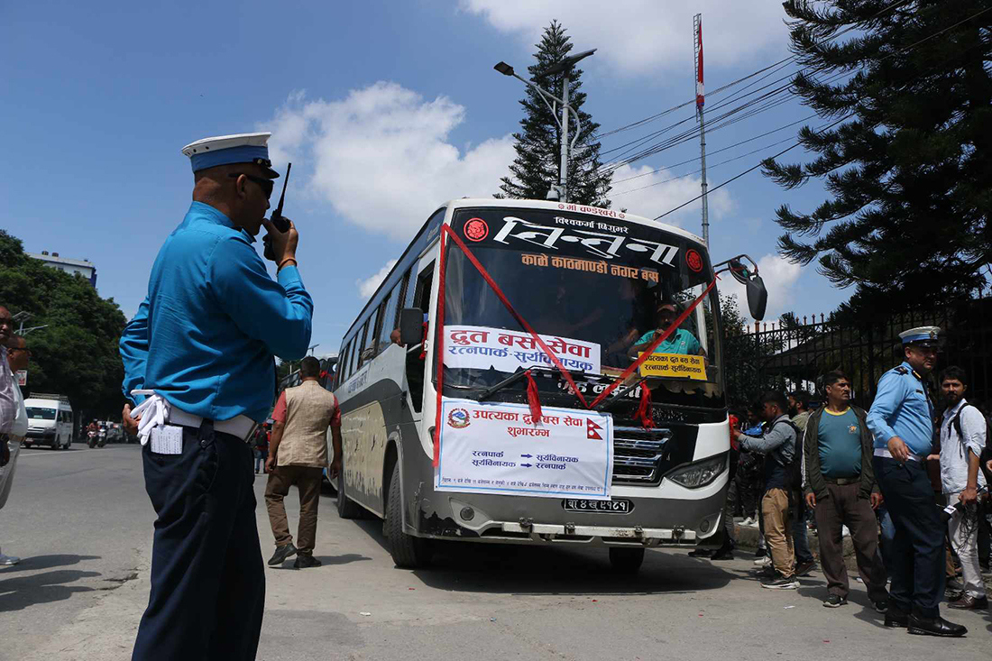 दशैंपछि रोकिएको द्रुत बस सेवा आजदेखि पुनः सञ्चालनमा
