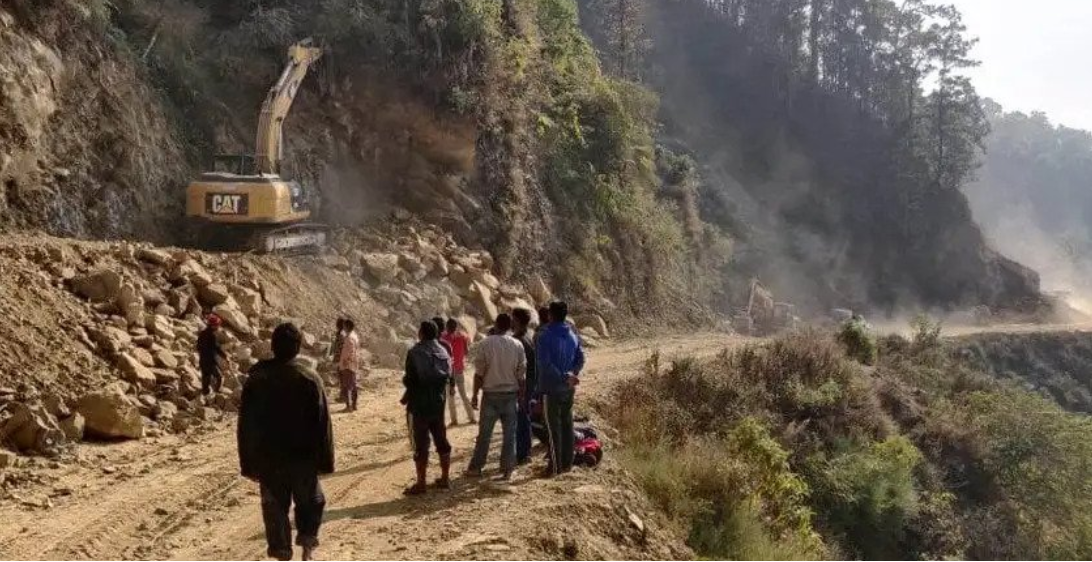 सालझण्डी–ढोरपाटन सडक निर्माण द्रुत गतिमा