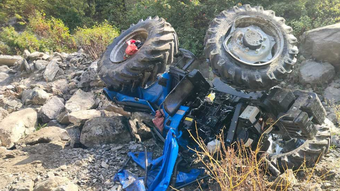 बडिमालिकामा ट्याक्टर दुर्घटना : चार जनाको मृत्यु