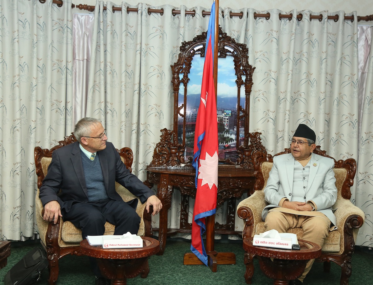 सभामुख घिमिरेले गरे विपिन जोशीको रिहाइका लागि इसराइलका राजदूतसँग अपिल