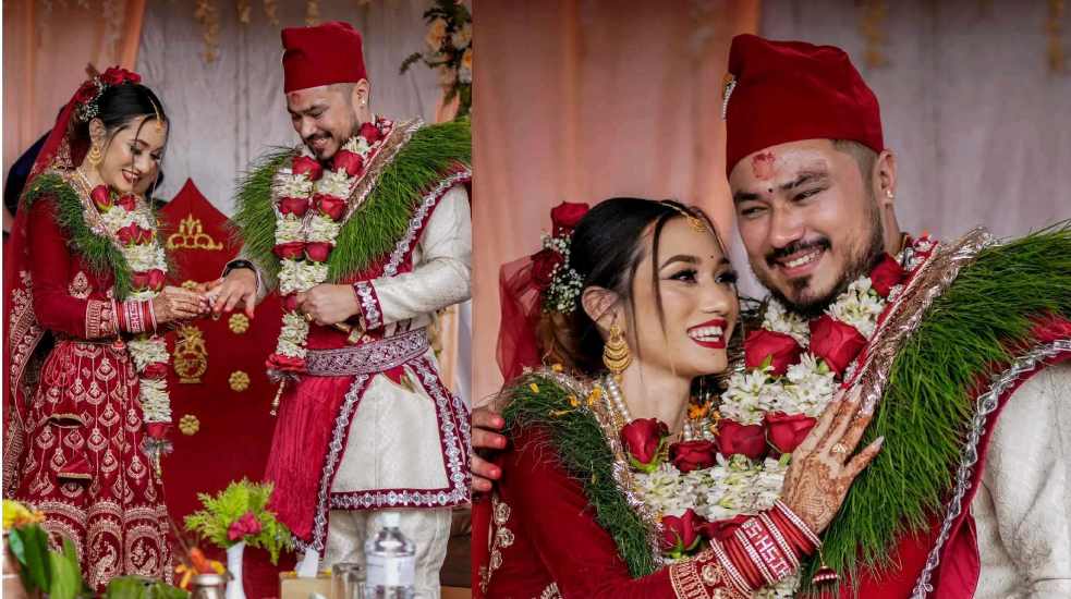 प्रेमिका सन्ध्यासँग कोशिसले कसे लगनगाँठो