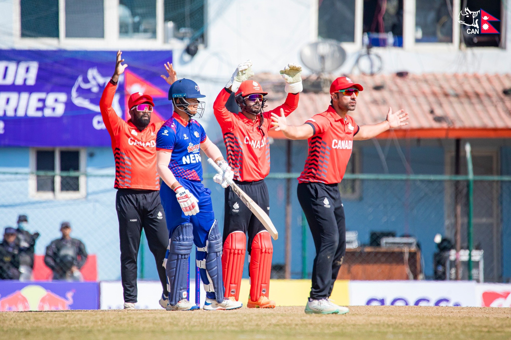 नेपालद्वारा क्यानडालाई २ सय २५ रनको लक्ष्य