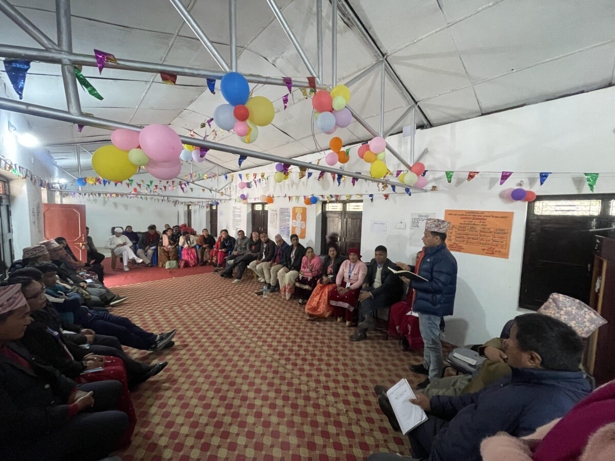 निसीखोला गाउँपालिकाका जनप्रतिनिधिलाई चार दिने क्षमता विकास प्रशिक्षण
