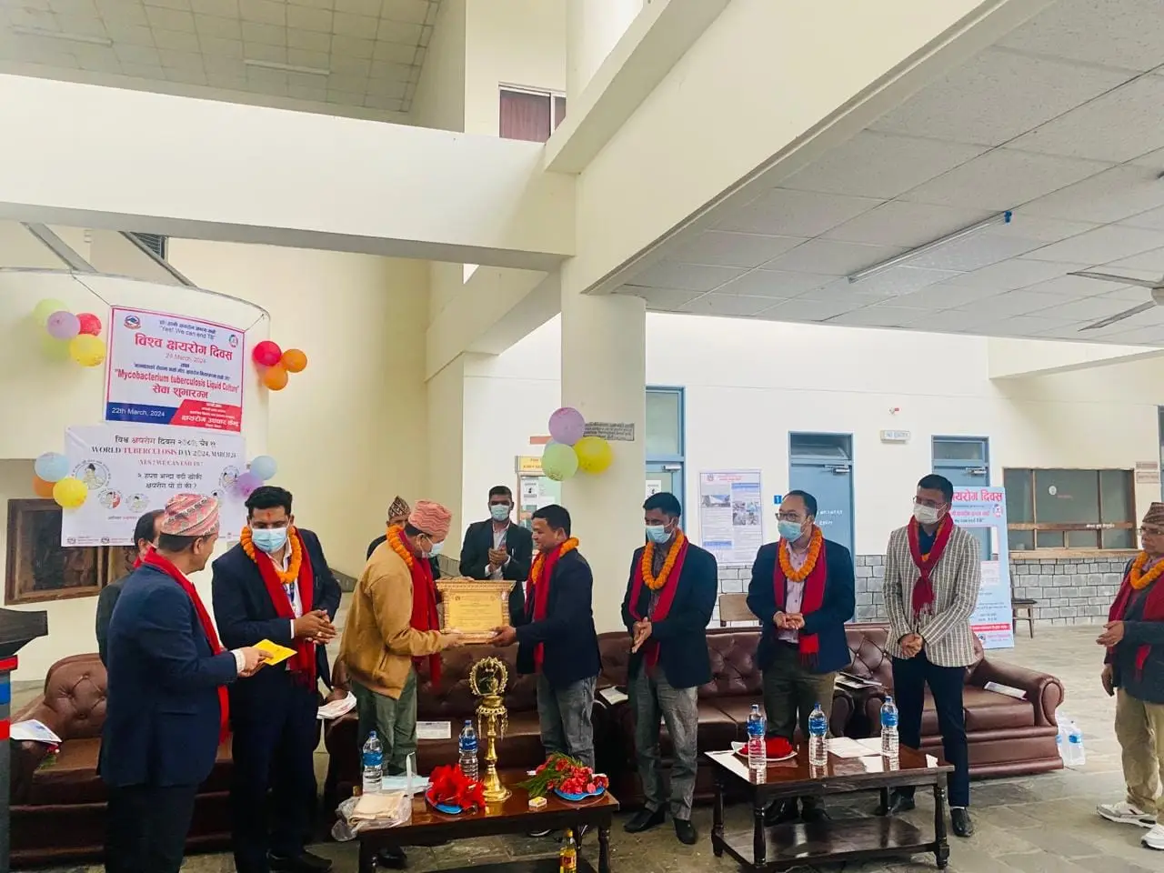 विश्व क्षयरोग दिवस: बडिगाडका स्वास्थ्य शाखा प्रमुख केसी सम्मानित