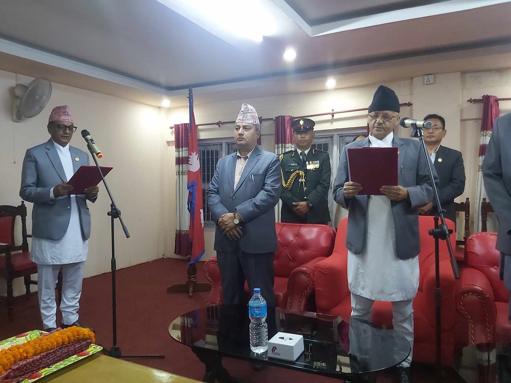 बागमती सरकारमा एमालेको इन्ट्री, थपलिया बने आर्थिक मन्त्री