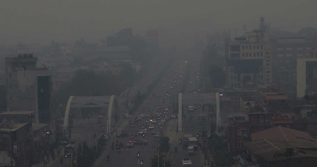 वर्षाले केही घट्यो वायु प्रदूषण