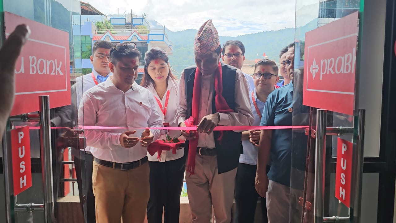 प्युठानको बिजुवारमा प्रभु बैंककाे नयाँ शाखा