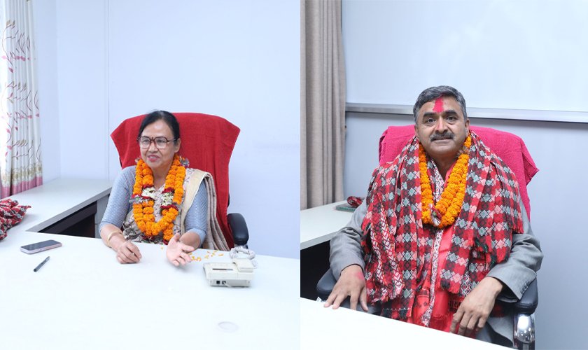 न्यौपाने र गैरे समिति सभापतिमा निर्वाचित