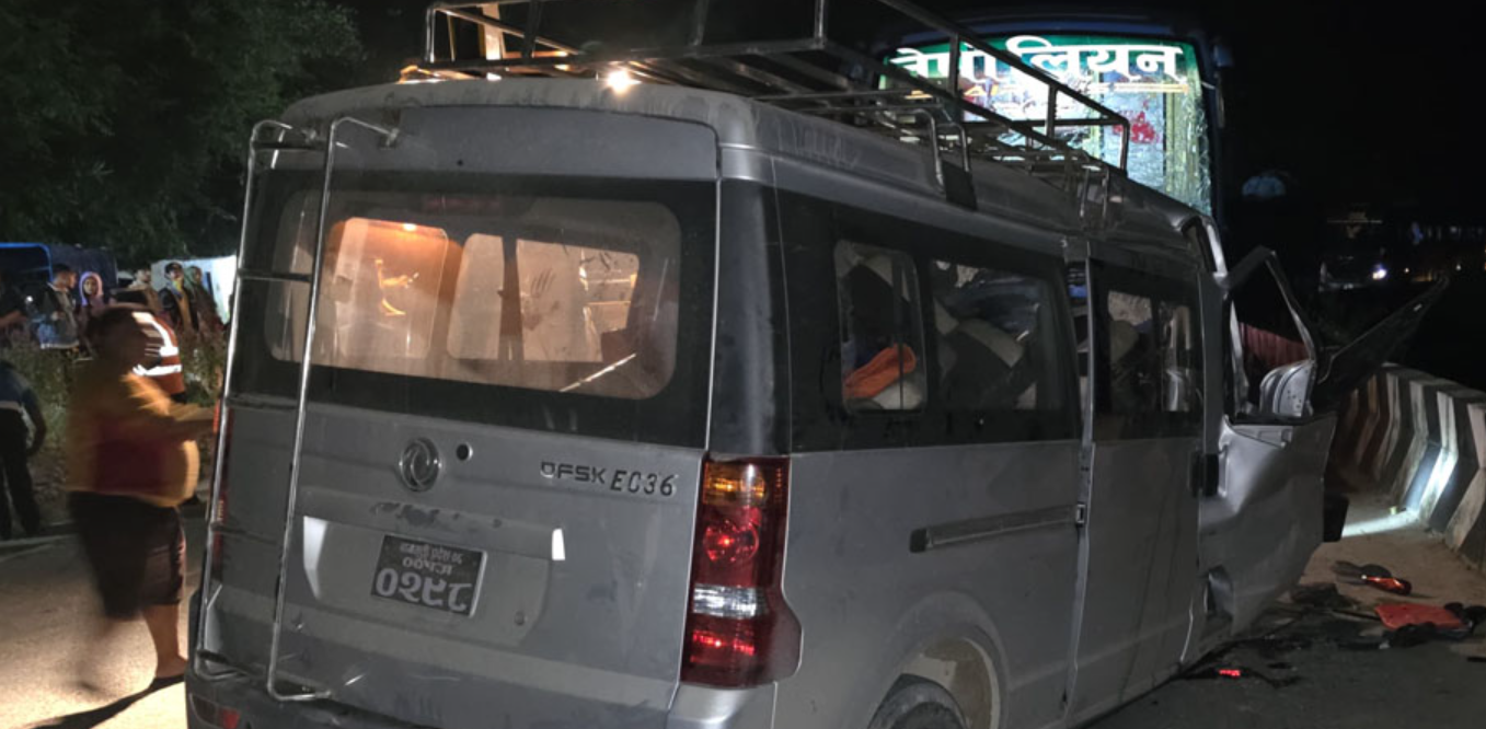 नारायणगढ–मुग्लिन सडक दुर्घटनाः पाँचको मृत्यु