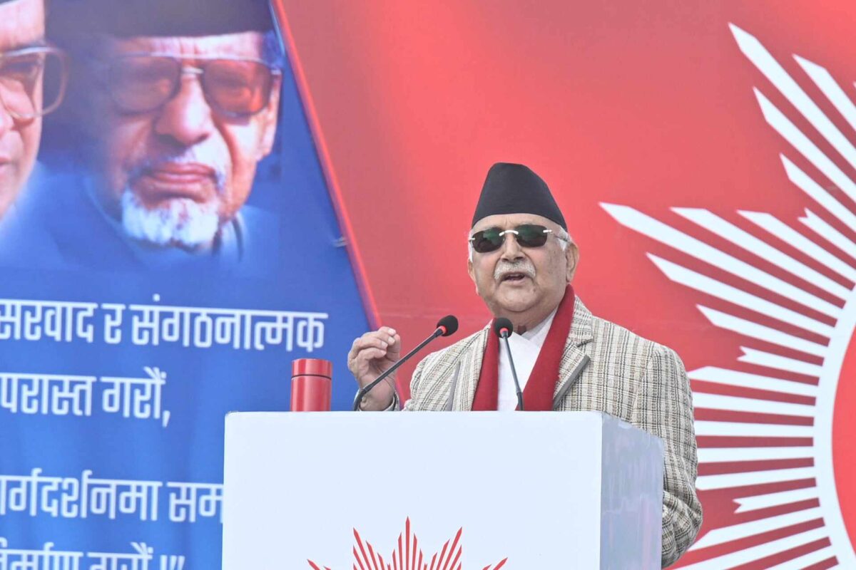 कांग्रेस-एमाले गठबन्धन चौरासीको चुनावसम्म सरकार रहन्छ : ओली