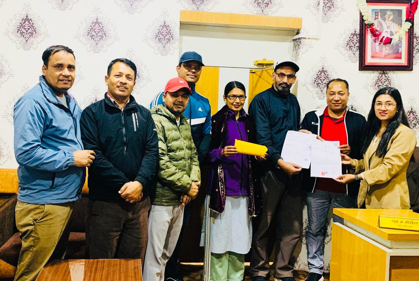 बागलुङका पत्रकारको दुर्घटना बीमा
