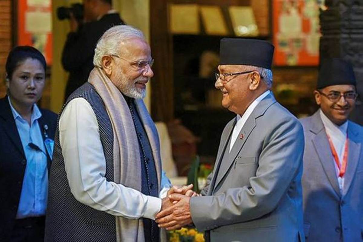 प्रधानमन्त्री ओली र भारतीय प्रधानमन्त्री मोदीबीच भोलि भेटवार्ता हुने