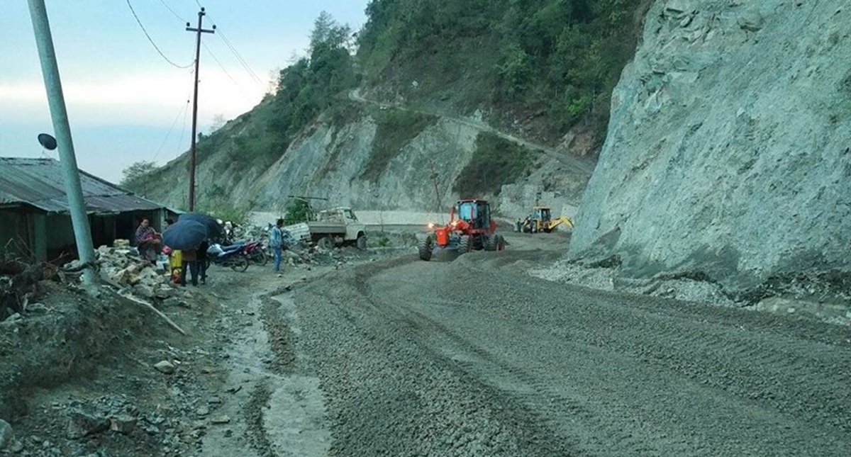 कान्ति राजमार्गमा दुई दिन रात्रिकालीन सवारी आवागमन बन्द