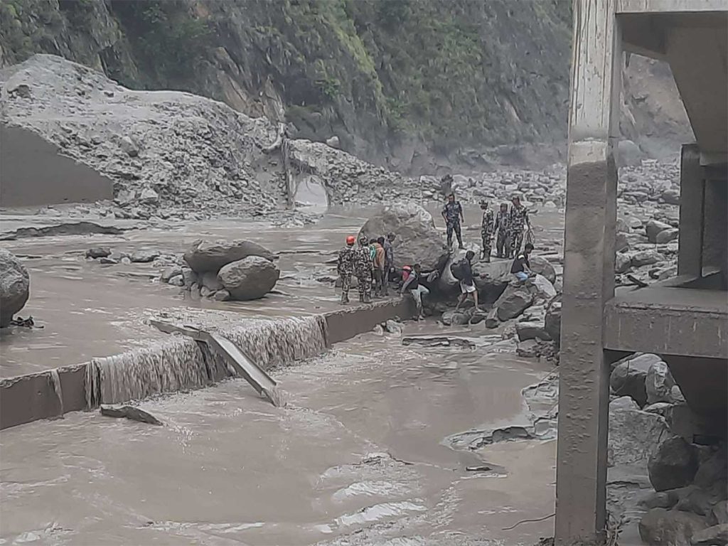 हिमताल विस्फोटबाटै रसुवामा बाढी आएको निष्कर्ष