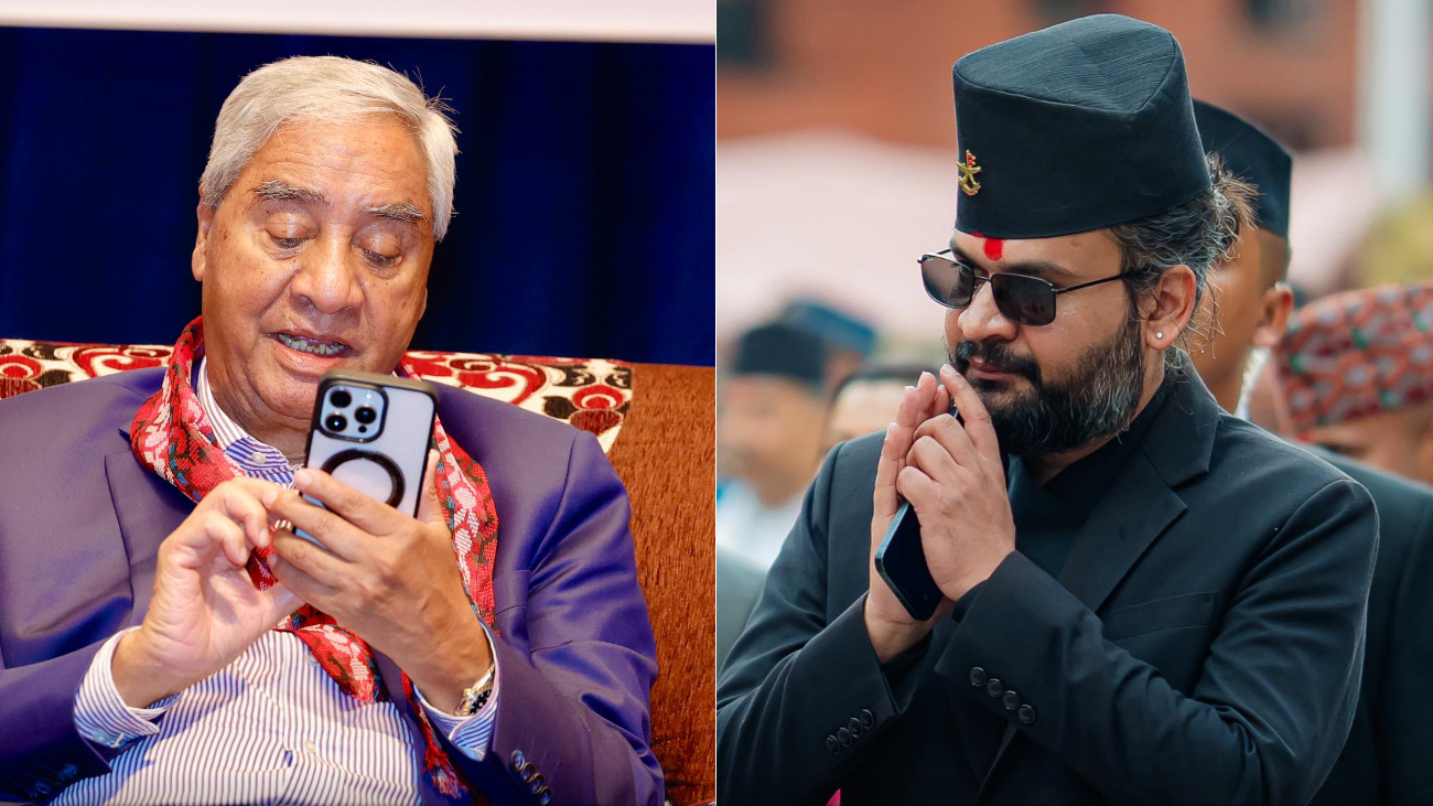 देउवाको पोस्टमा बालेनको कमेन्ट-यो पोस्ट कुन भीपीएनबाट हो ?