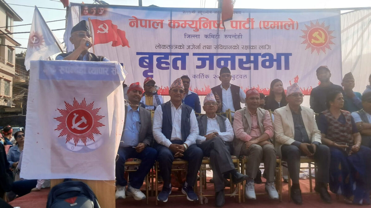 प्रतिनिधिसभा पुनर्स्थापनाको माग गर्दै देशभर एमालेको प्रदर्शन