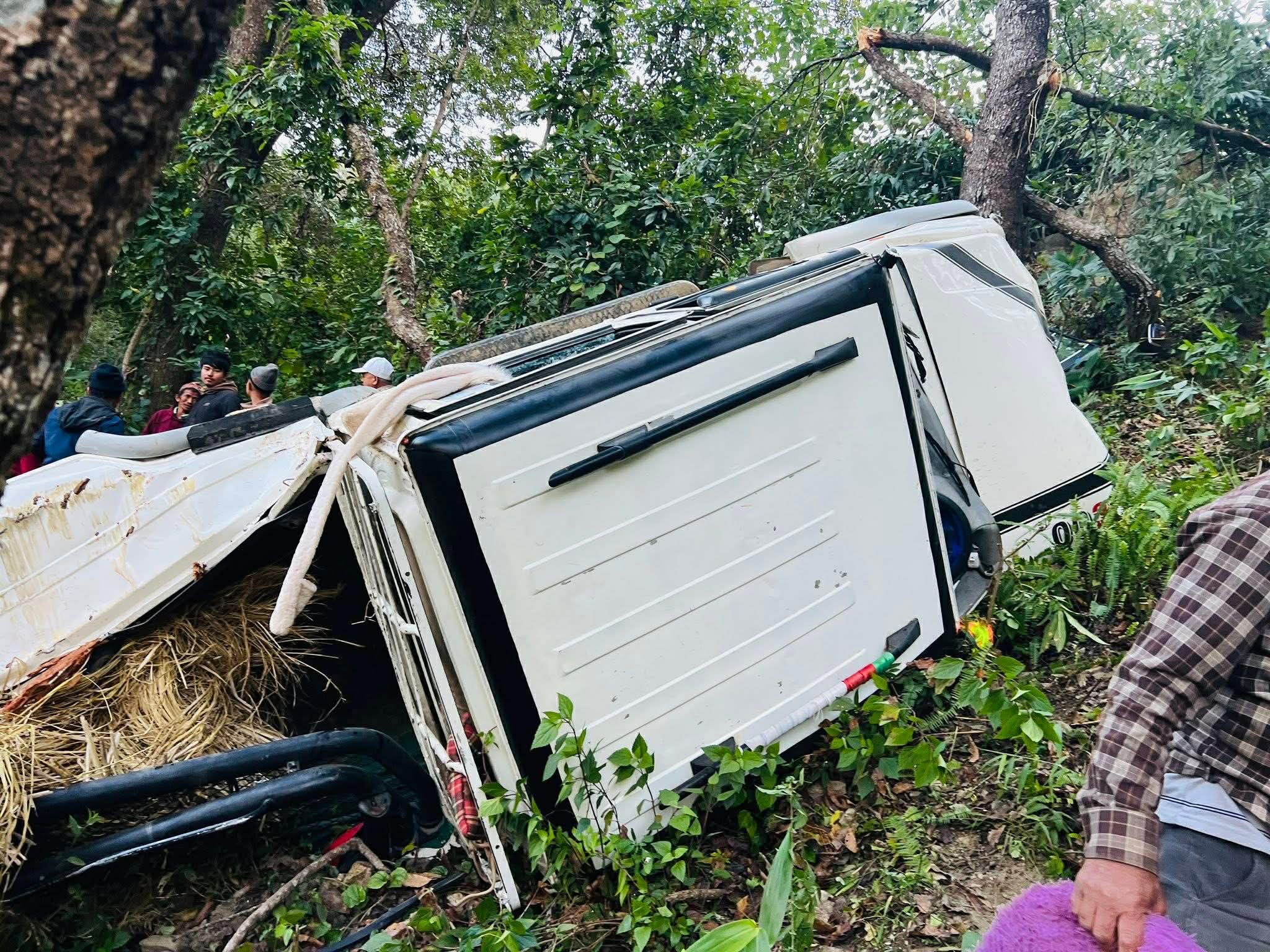 बागलुङमा जिप दुर्घटना, आठजना घाइते