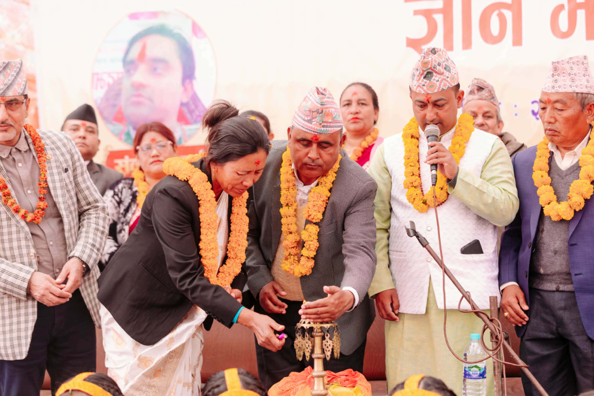 बडिगाडको त्रिभुवन नमुना माविमा महायज्ञ सुरु
