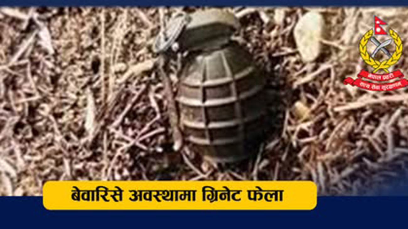 पशुपति नजिकै तीन थान ग्रिनेट फेला