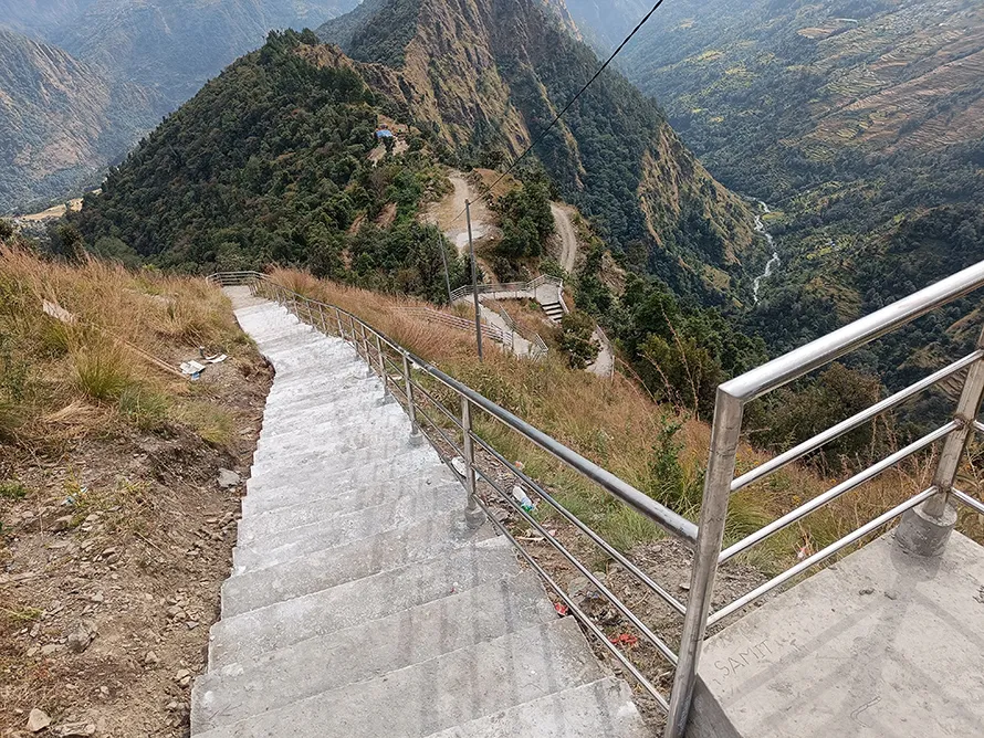 बागलुङमा १५ किलोमिटर पदमार्ग निर्माण