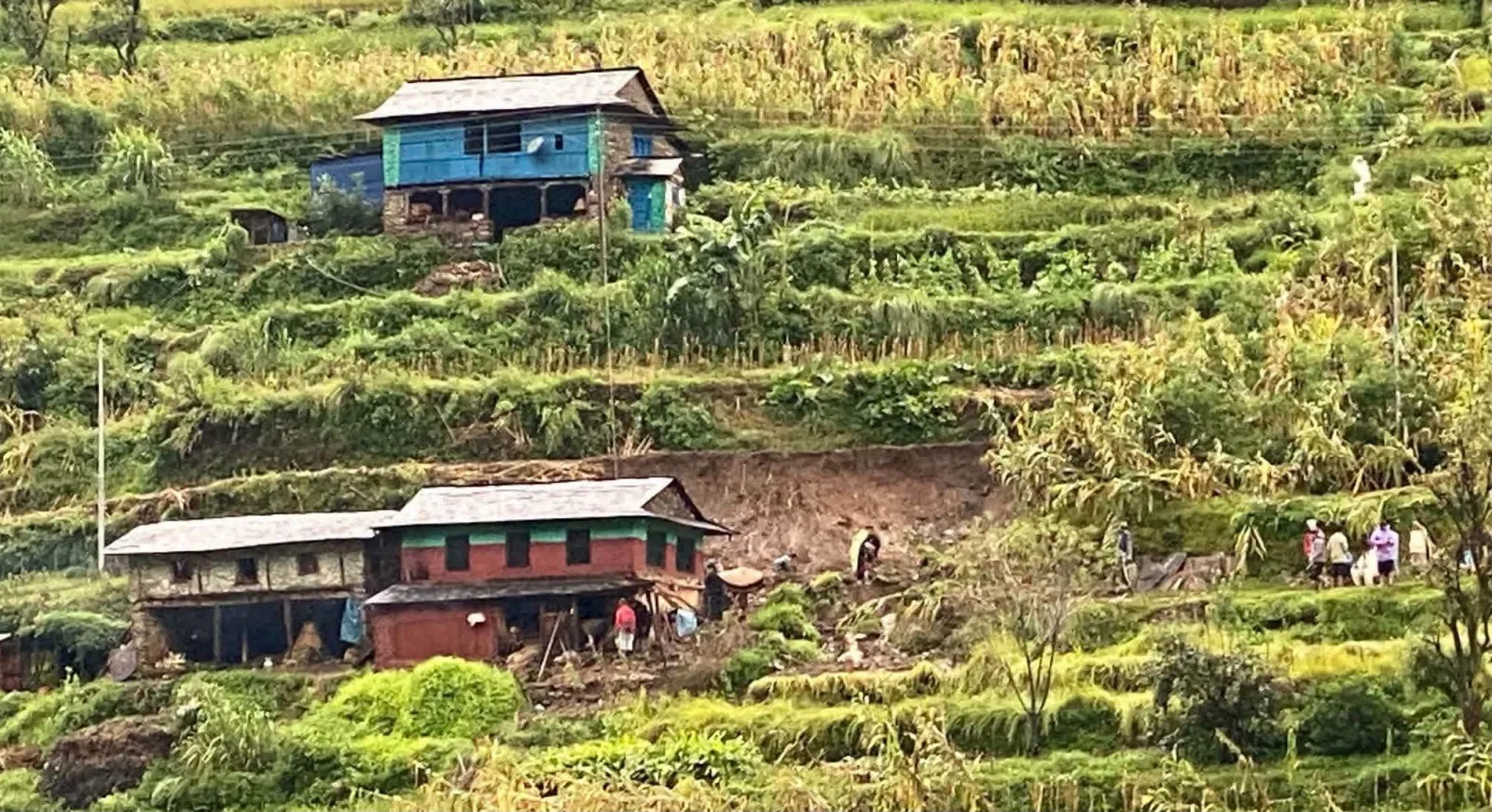 बागलुङको ताराखोलामा पहिरोमा पुरिएर एक जनाको मृत्यु