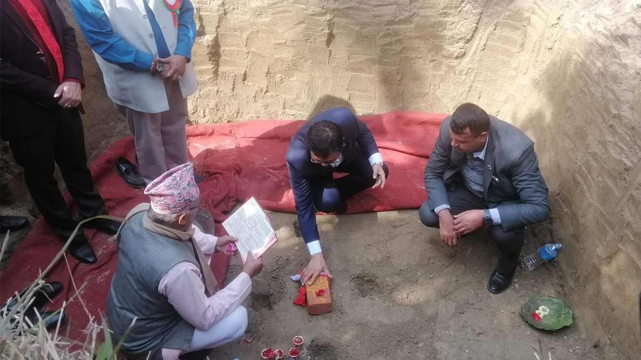 विराटनगर विमानस्थलमा अन्तर्राष्ट्रिय टर्मिनल भवन शिलान्यास